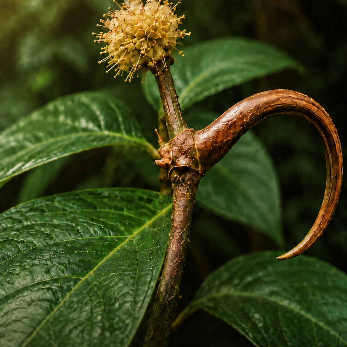Plante harpagophytum griffe du diable, racine médicinale africaine pour le confort articulaire