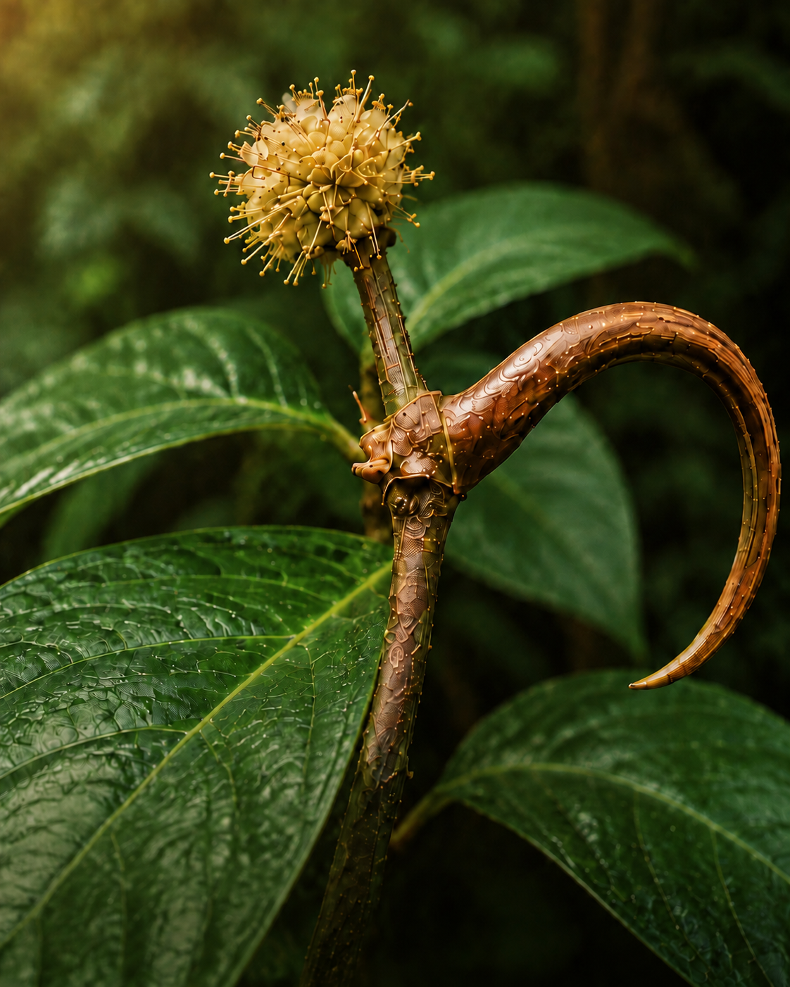 Plante harpagophytum griffe du diable, racine médicinale africaine pour le confort articulaire